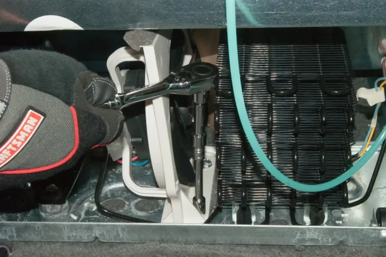 Refrigerator Repair for Damaged Condenser Fan